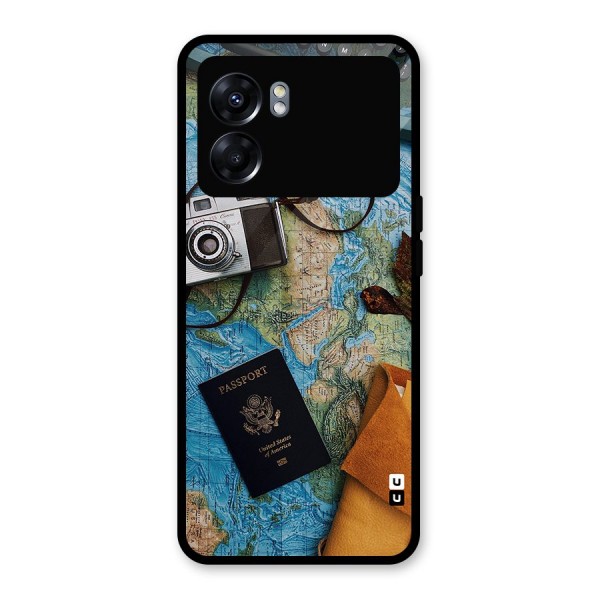 Travel Essentials Glass Back Case for Oppo K10 5G