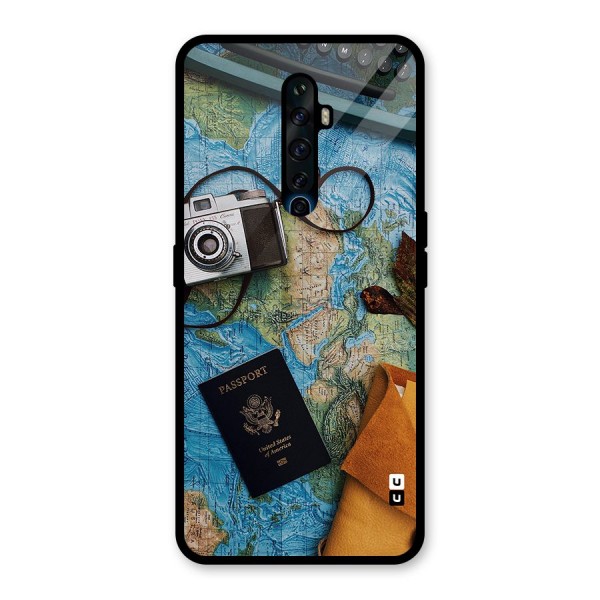 Travel Essentials Glass Back Case for Oppo Reno2 Z