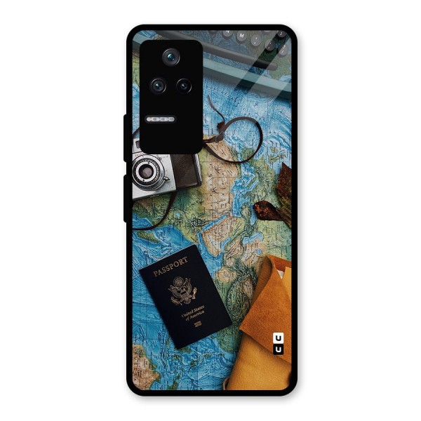 Travel Essentials Glass Back Case for Poco F4 5G