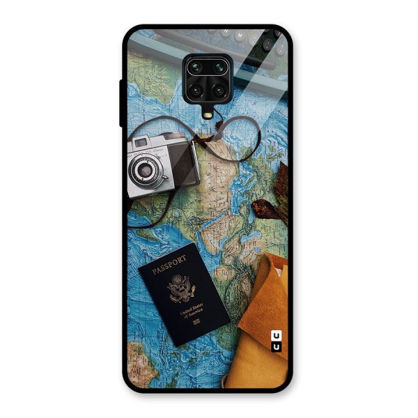 Travel Essentials Glass Back Case for Poco M2 Pro