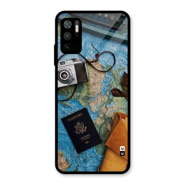 Travel Essentials Glass Back Case for Poco M3 Pro 5G