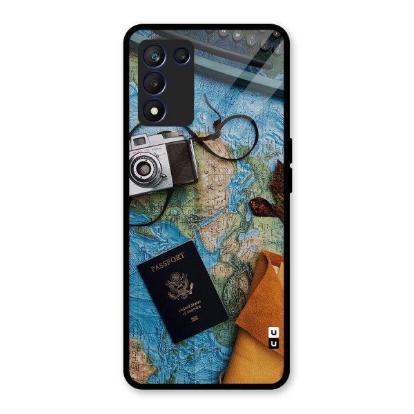 Travel Essentials Glass Back Case for Realme 9 5G Speed