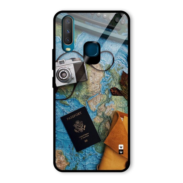 Travel Essentials Glass Back Case for Vivo Y15