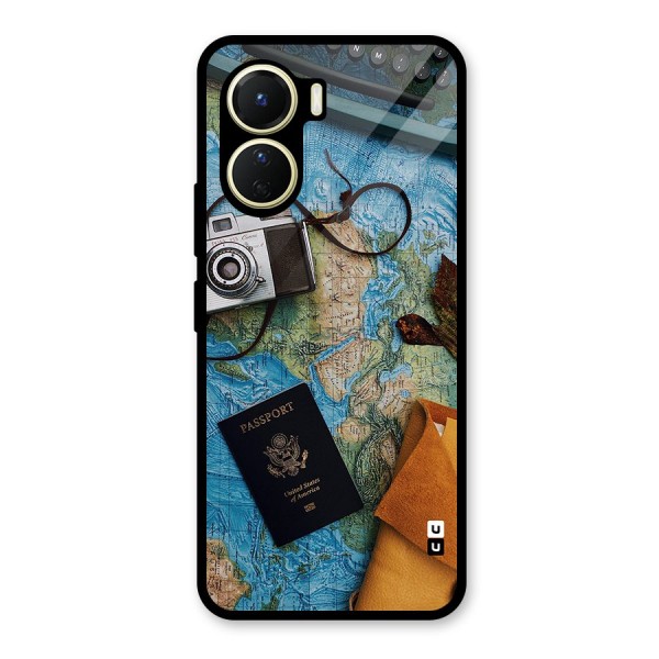 Travel Essentials Glass Back Case for Vivo Y16