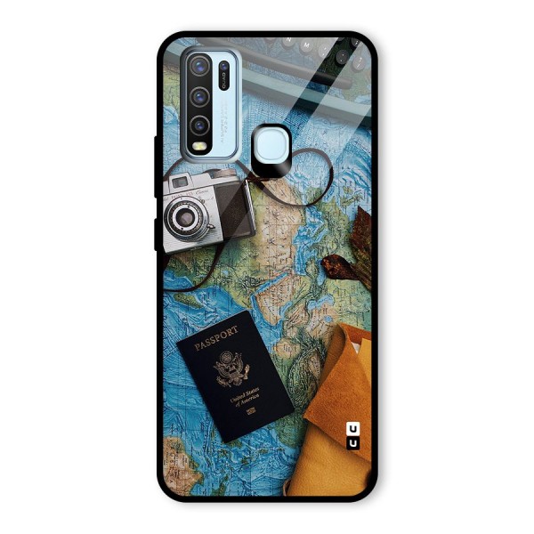 Travel Essentials Glass Back Case for Vivo Y50