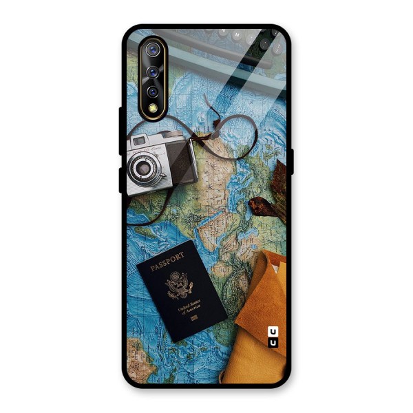 Travel Essentials Glass Back Case for Vivo Z1x