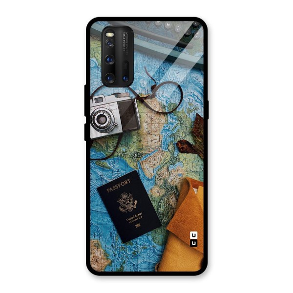 Travel Essentials Glass Back Case for Vivo iQOO 3