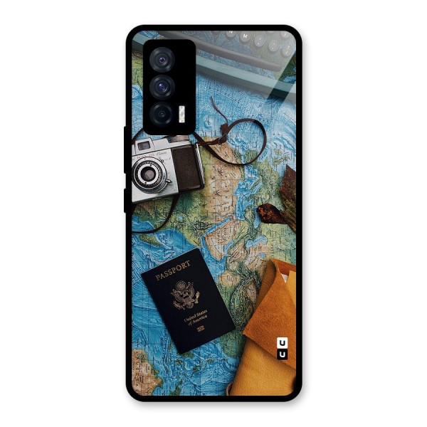 Travel Essentials Glass Back Case for Vivo iQOO 7 5G