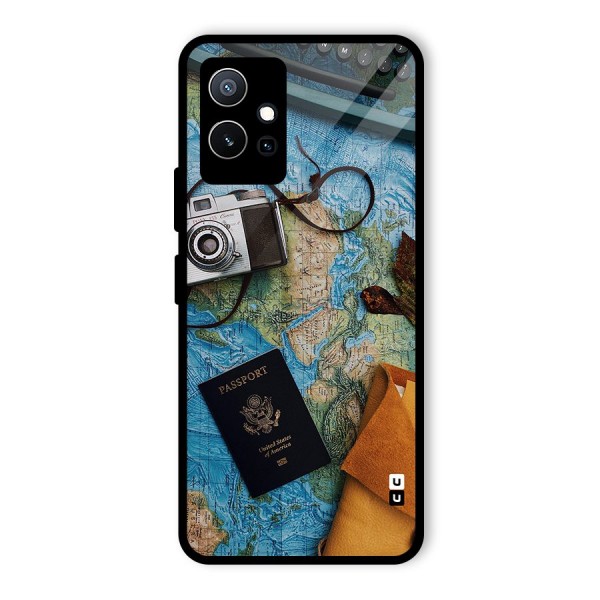 Travel Essentials Glass Back Case for Vivo iQOO Z6