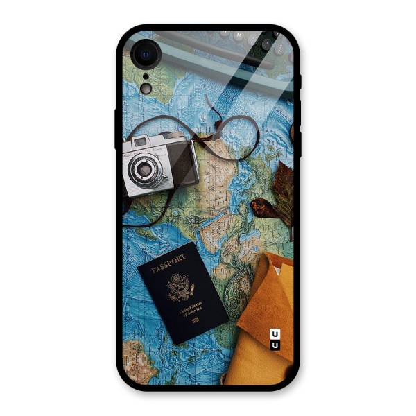 Travel Essentials Glass Back Case for iPhone XR