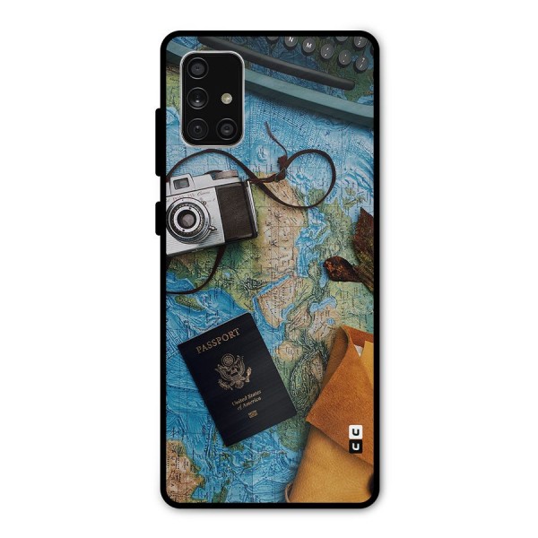 Travel Essentials Metal Back Case for Galaxy A71