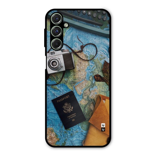 Travel Essentials Metal Back Case for Galaxy F34