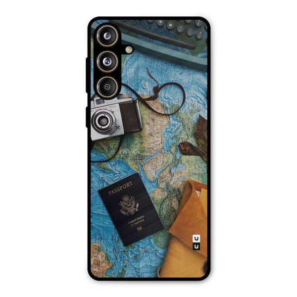 Travel Essentials Metal Back Case for Galaxy F55