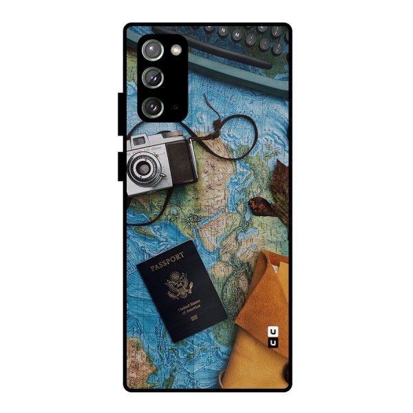 Travel Essentials Metal Back Case for Galaxy Note 20