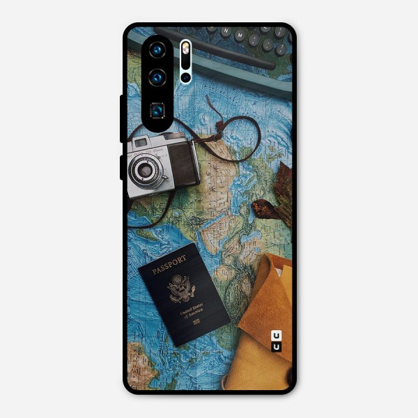 Travel Essentials Metal Back Case for Huawei P30 Pro