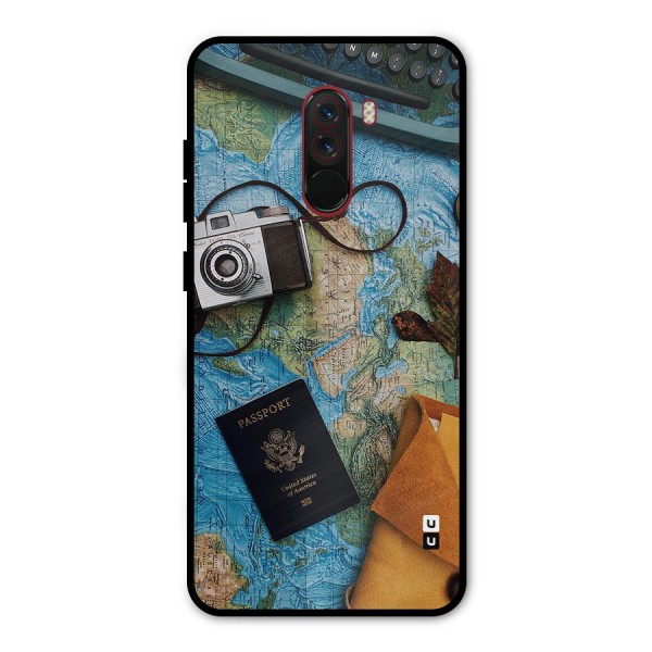 Travel Essentials Metal Back Case for Poco F1