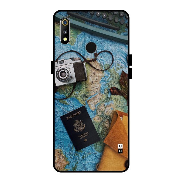 Travel Essentials Metal Back Case for Realme 3