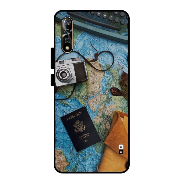 Travel Essentials Metal Back Case for Vivo S1