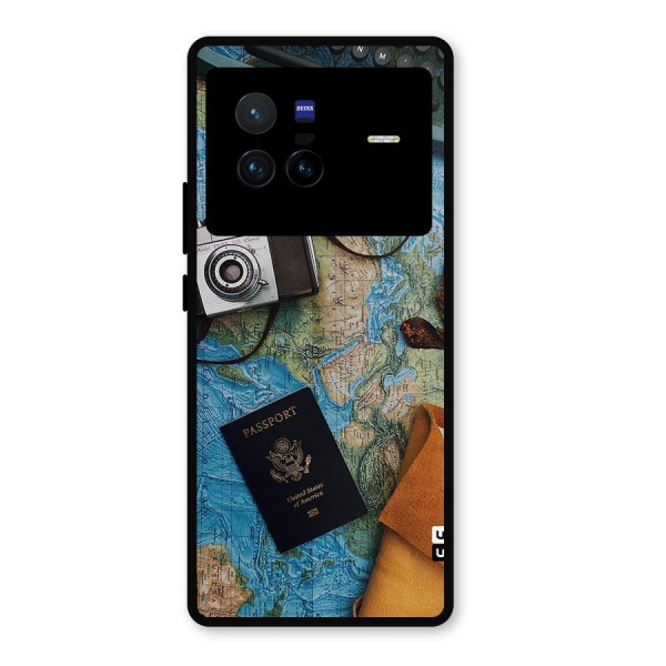 Travel Essentials Metal Back Case for Vivo X80