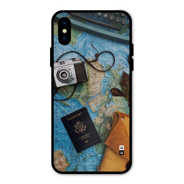 Travel Essentials Metal Back Case for iPhone XS