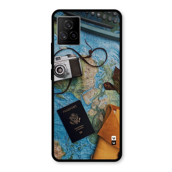 Travel Essentials Metal Back Case for iQOO 7 Legend 5G