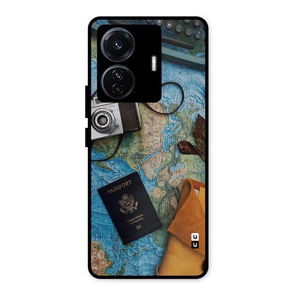 Travel Essentials Metal Back Case for iQOO Z6