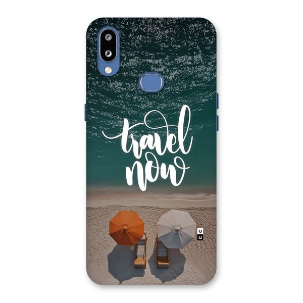 Travel Now Back Case for Galaxy M01s