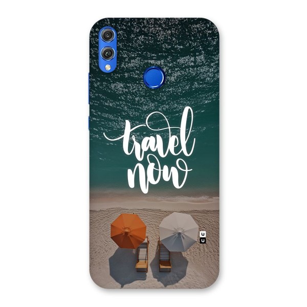 Travel Now Back Case for Honor 8X