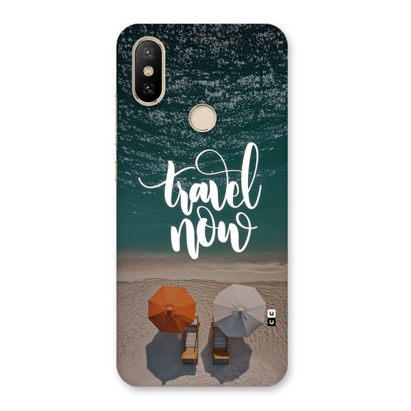 Travel Now Back Case for Mi A2