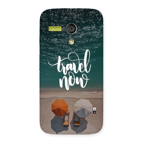 Travel Now Back Case for Moto G