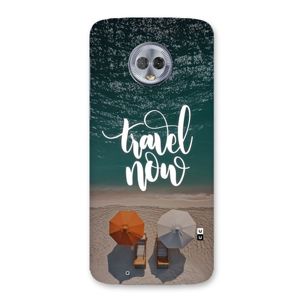 Travel Now Back Case for Moto G6