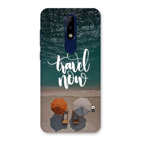 Travel Now Back Case for Nokia 5.1 Plus