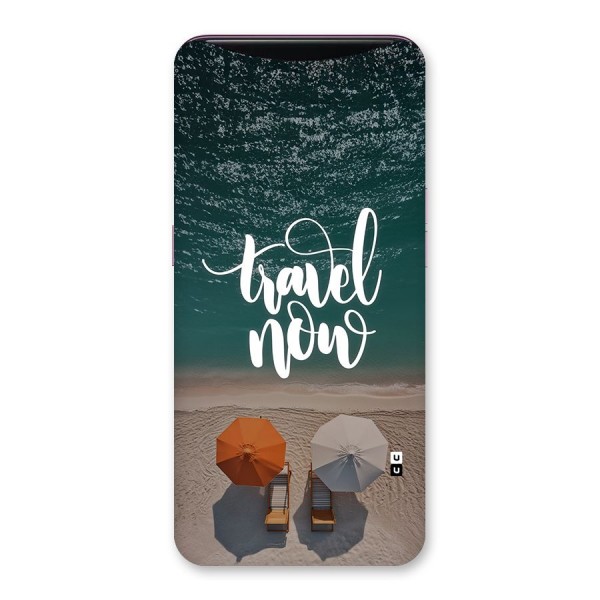 Travel Now Back Case for Oppo Find X