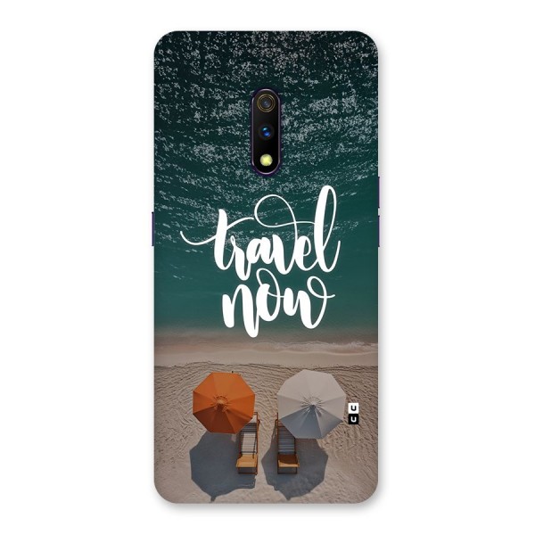 Travel Now Back Case for Realme X