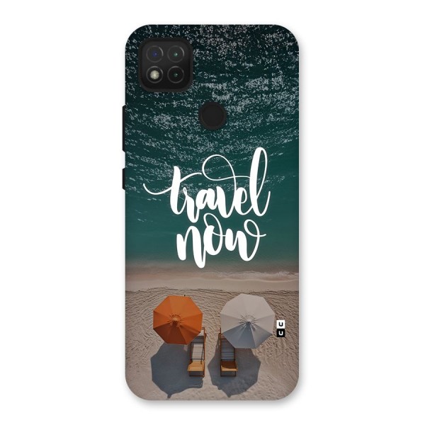 Travel Now Back Case for Redmi 9