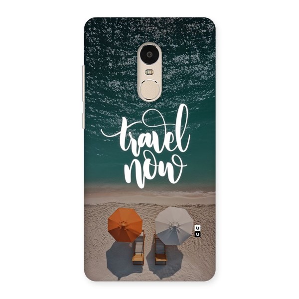 Travel Now Back Case for Redmi Note 4