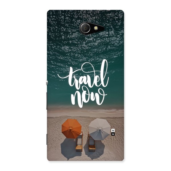 Travel Now Back Case for Xperia M2