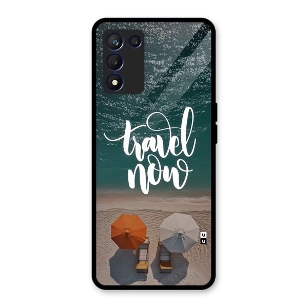 Travel Now Glass Back Case for Realme 9 5G Speed