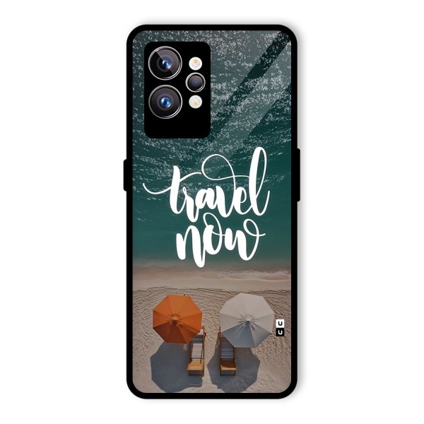 Travel Now Glass Back Case for Realme GT2 Pro