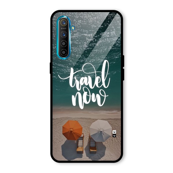 Travel Now Glass Back Case for Realme X2