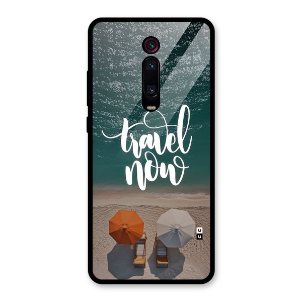 Travel Now Glass Back Case for Redmi K20 Pro