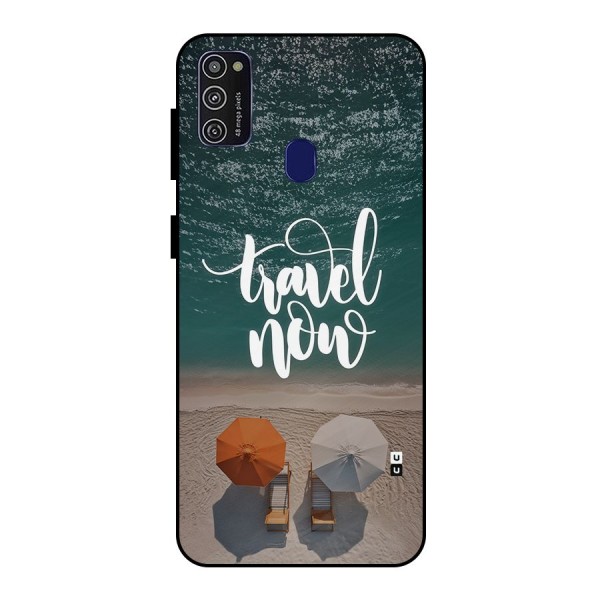 Travel Now Metal Back Case for Galaxy M30s