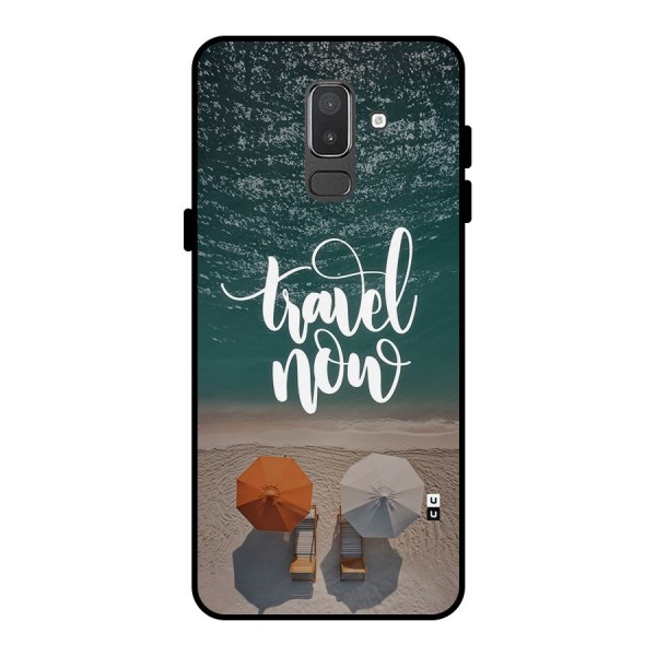 Travel Now Metal Back Case for Galaxy On8 (2018)