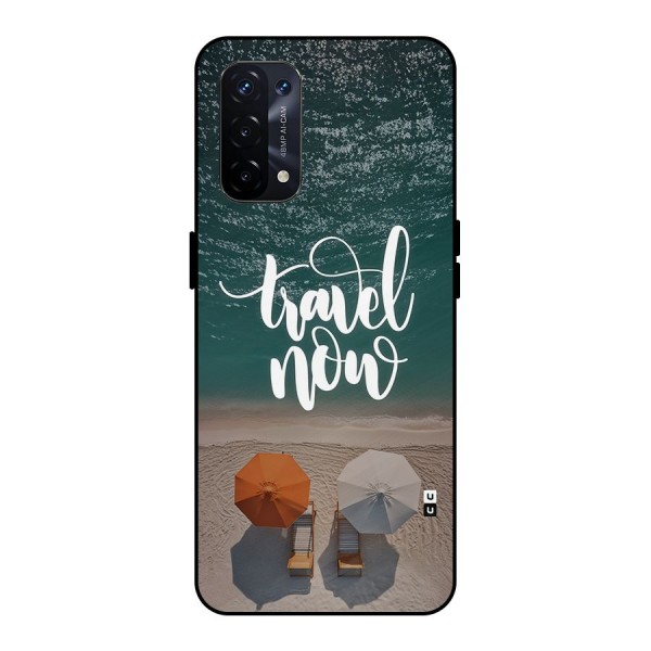 Travel Now Metal Back Case for Oppo A74 5G