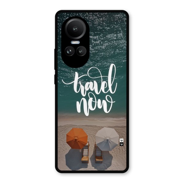 Travel Now Metal Back Case for Oppo Reno10