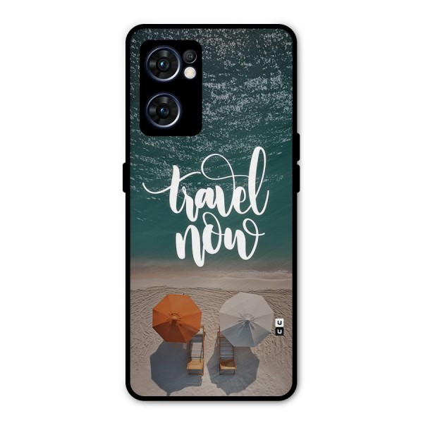 Travel Now Metal Back Case for Oppo Reno7 5G