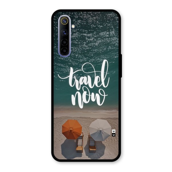 Travel Now Metal Back Case for Realme 6