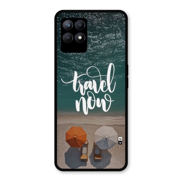 Travel Now Metal Back Case for Realme 8i