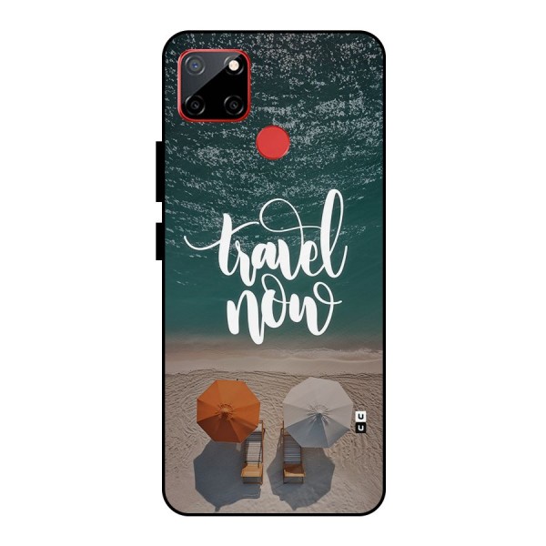 Travel Now Metal Back Case for Realme C12