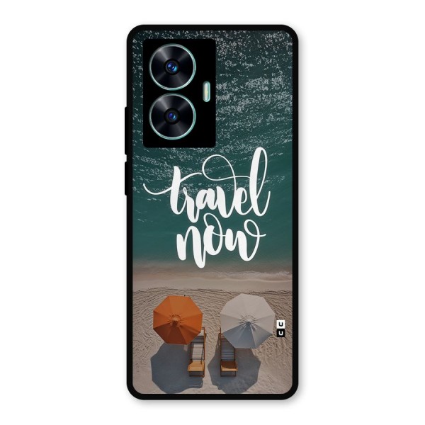 Travel Now Metal Back Case for Realme C55